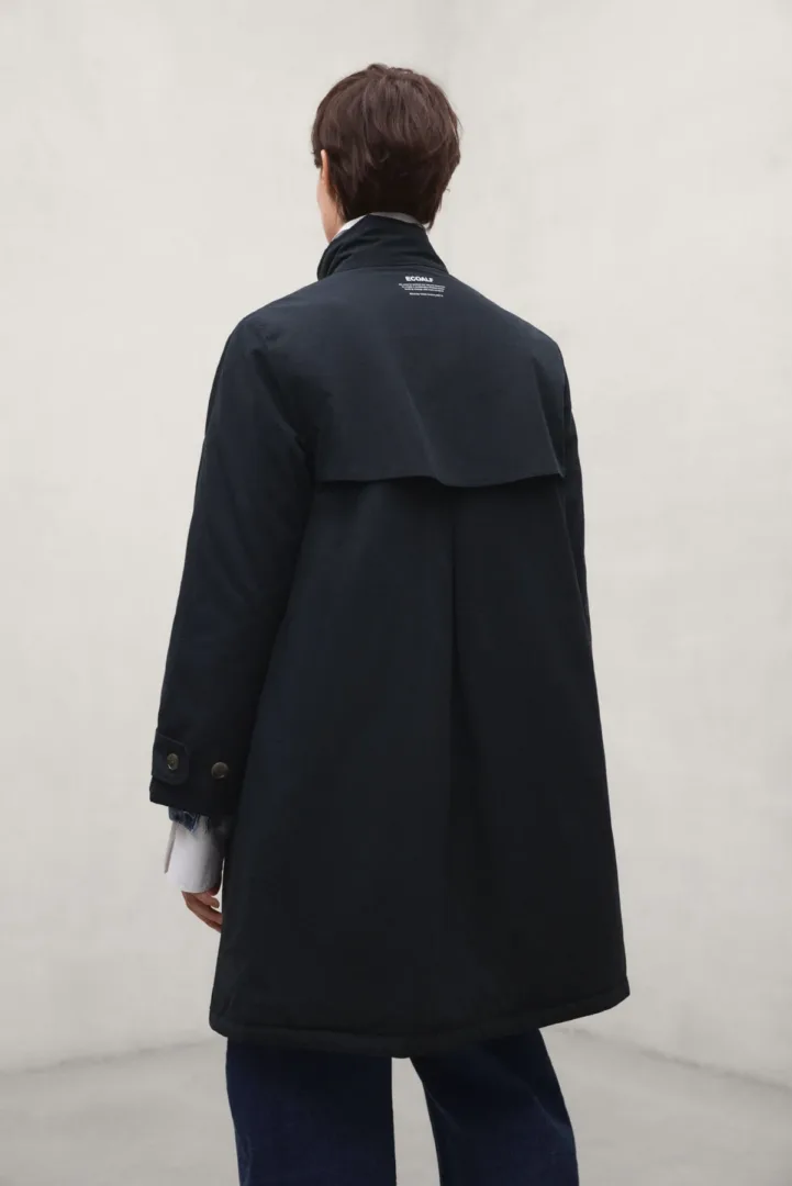 ECOALF NEBU LONG JACKET DARK NAVY - Imagen 7