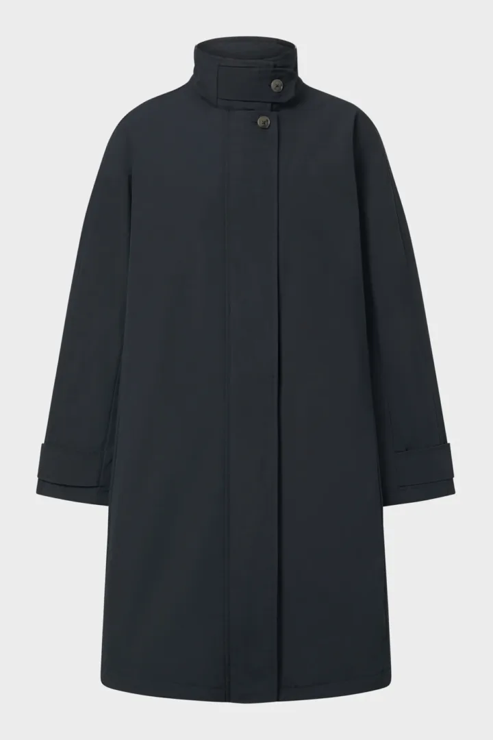 ECOALF NEBU LONG JACKET DARK NAVY - Imagen 5
